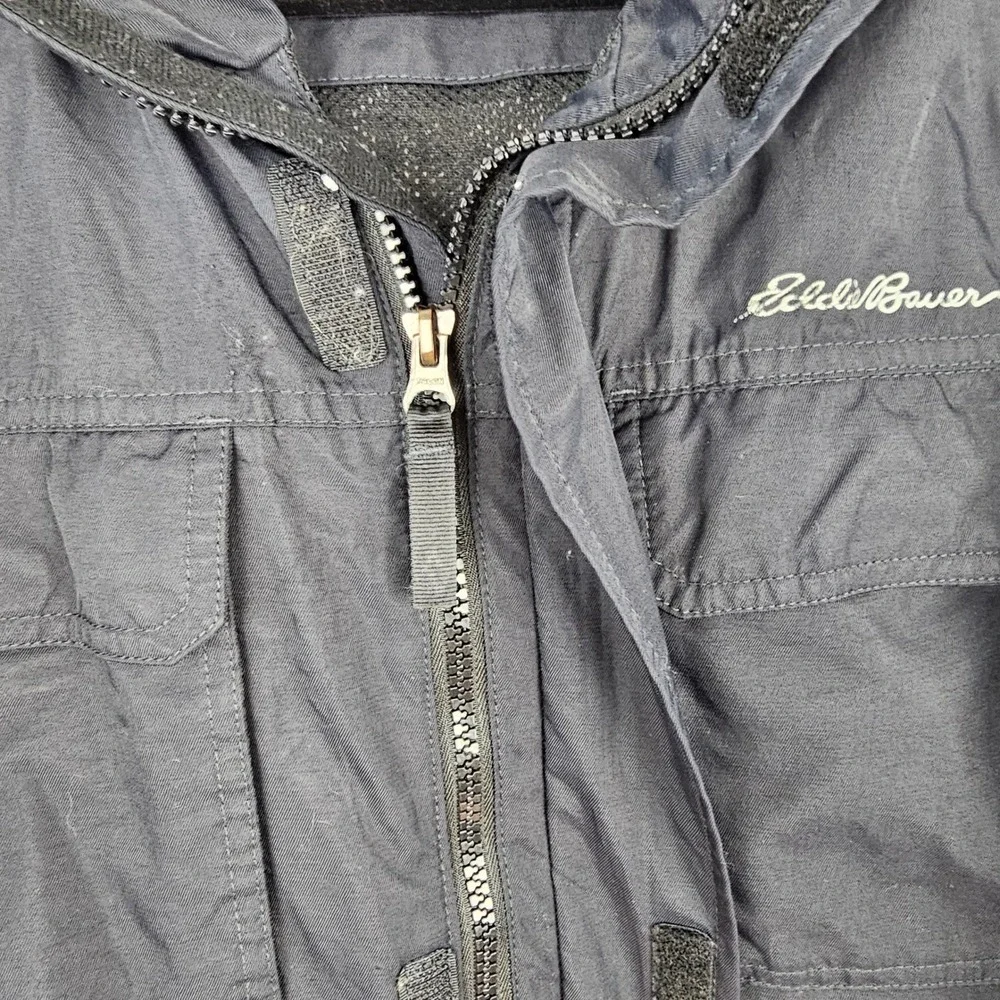Eddie Bauer Travex‎ WeatherEdge Men's Field Jacket Hooded Utility Parka Small